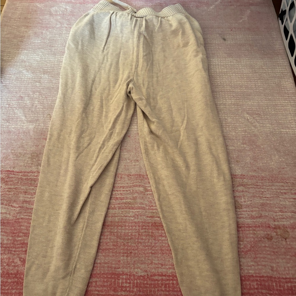 LOFT Women's Light Tan Joggers